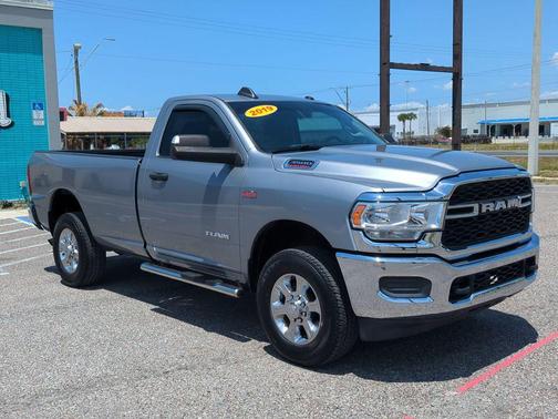 Billet Silver Metallic Clearcoat 2019 RAM 3500 Tradesman Regular Cab 4x4 8' Box