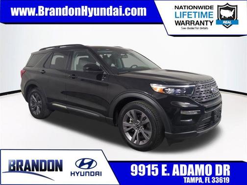 Agate Black Metallic 2022 Ford Explorer XLT