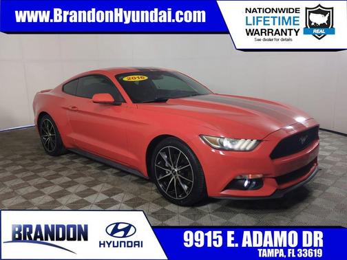 Competition Orange 2016 Ford Mustang EcoBoost
