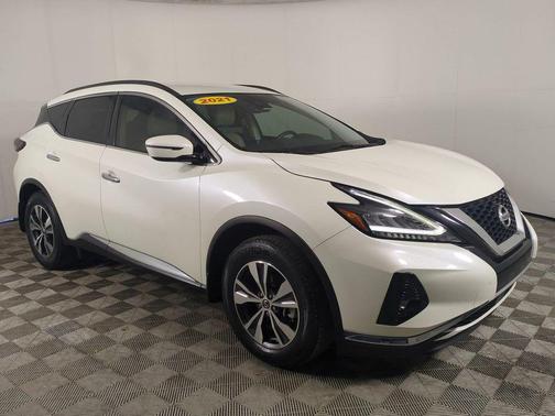 Pearl White Tricoat 2021 Nissan Murano SV FWD