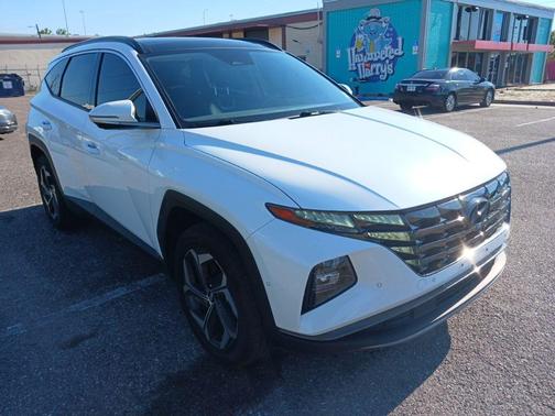 Quartz White 2022 Hyundai TUCSON Hybrid Limited