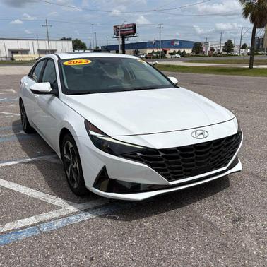 Ceramic White 2023 Hyundai ELANTRA HEV Limited