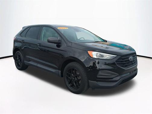 Agate Black Metallic 2021 Ford Edge SE