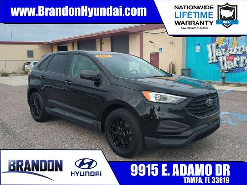 Agate Black Metallic 2021 Ford Edge SE