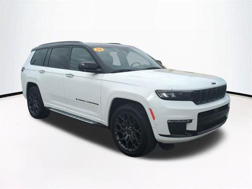 Bright White Clearcoat 2024 Jeep Grand Cherokee L Summit Reserve