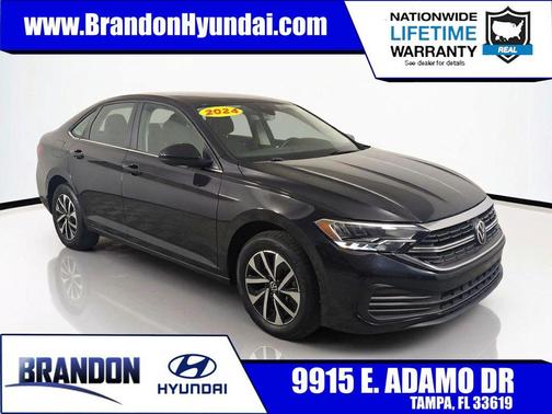 Deep Black Pearl 2024 Volkswagen Jetta 1.5T S