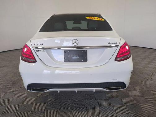 White 2015 Mercedes-Benz C-Class C 300 4MATIC