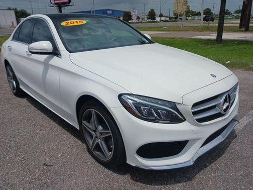 White 2015 Mercedes-Benz C-Class C 300 4MATIC