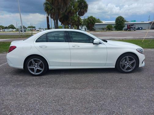 White 2015 Mercedes-Benz C-Class C 300 4MATIC