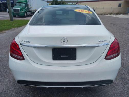 White 2015 Mercedes-Benz C-Class C 300 4MATIC