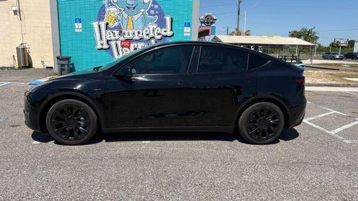 Solid Black 2021 Tesla Model Y Long Range Dual Motor All-Wheel Drive