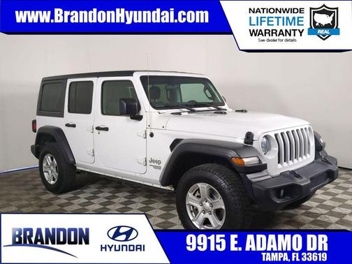 Bright White Clearcoat 2019 Jeep Wrangler Unlimited Sport