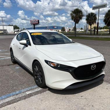 Snowflake White Pearl Mica 2021 Mazda Mazda3 FWD w/Select Package