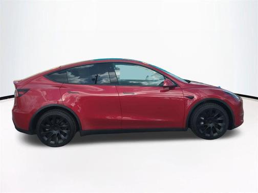 Red Multi-Coat 2021 Tesla Model Y Long Range Dual Motor All-Wheel Drive