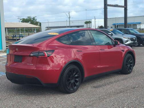 Red Multi-Coat 2021 Tesla Model Y Long Range Dual Motor All-Wheel Drive