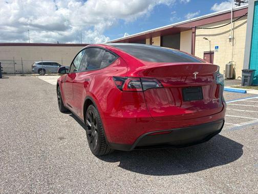 Red Multi-Coat 2021 Tesla Model Y Long Range Dual Motor All-Wheel Drive