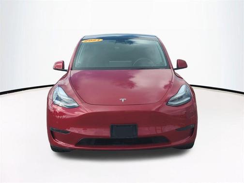 Red Multi-Coat 2021 Tesla Model Y Long Range Dual Motor All-Wheel Drive