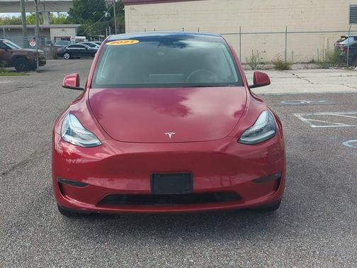 Red Multi-Coat 2021 Tesla Model Y Long Range Dual Motor All-Wheel Drive