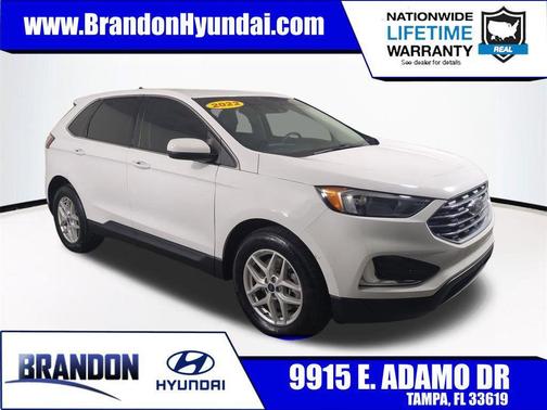 Oxford White 2022 Ford Edge SEL