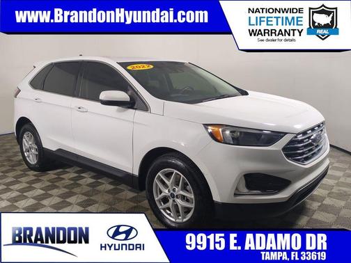 Oxford White 2022 Ford Edge SEL