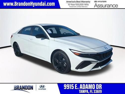 Serenity White 2026 Hyundai ELANTRA Sport
