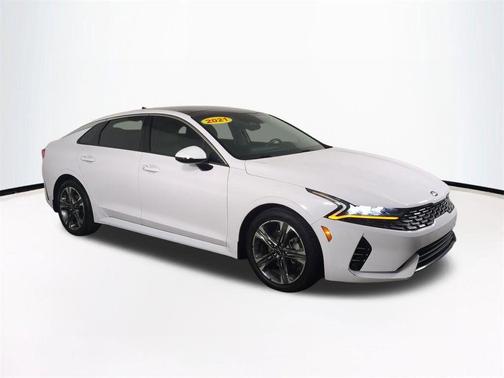 Glacial White Pearl 2021 Kia K5 EX