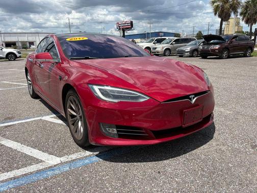 Red Multi-Coat 2017 Tesla Model S 75