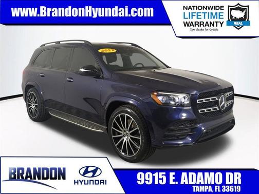 Blue 2022 Mercedes-Benz GLS 450 4MATIC