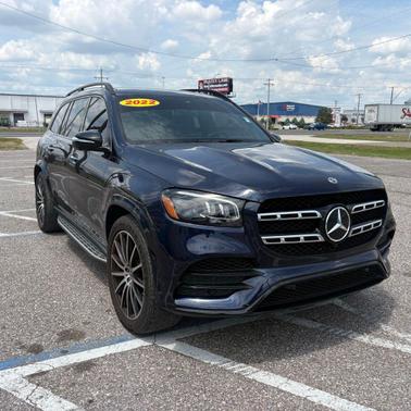 Blue 2022 Mercedes-Benz GLS 450 4MATIC