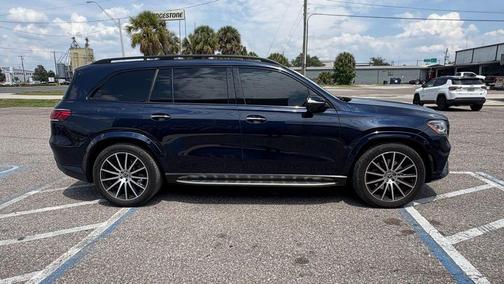 Blue 2022 Mercedes-Benz GLS 450 4MATIC