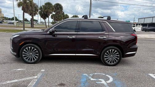 Sierra Burgundy 2024 Hyundai PALISADE Calligraphy