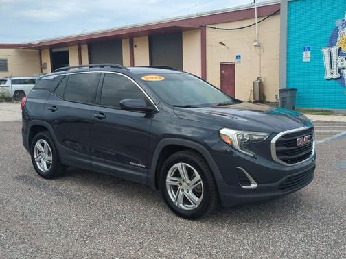 Blue Steel Metallic 2018 GMC Terrain SLE