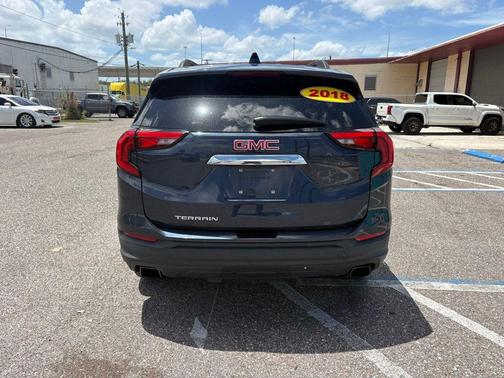 Blue Steel Metallic 2018 GMC Terrain SLE
