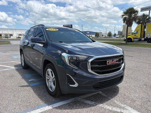 Blue Steel Metallic 2018 GMC Terrain SLE