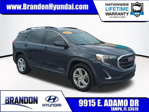 Blue Steel Metallic 2018 GMC Terrain SLE