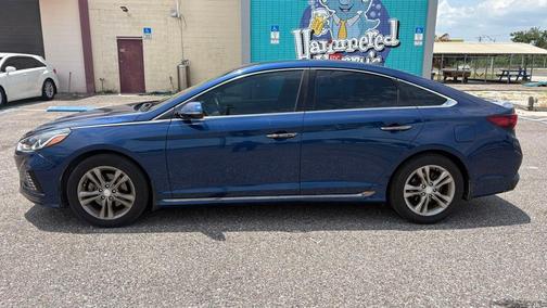 Lakeside Blue 2018 Hyundai SONATA Sport