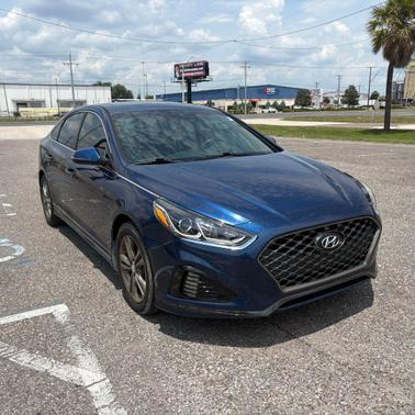 Lakeside Blue 2018 Hyundai SONATA Sport