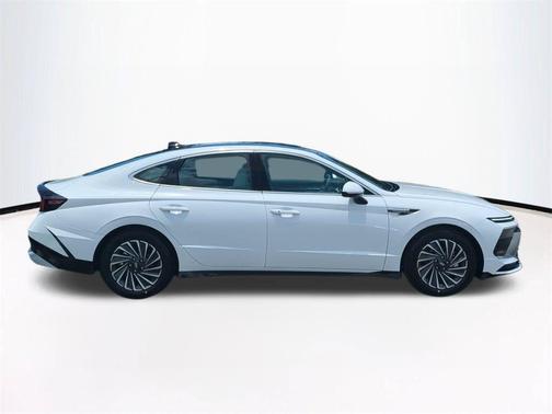 Serenity White 2026 Hyundai SONATA Hybrid SE
