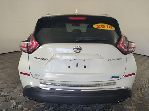 Pearl White 2016 Nissan Murano Hybrid Platinum