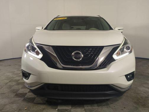 Pearl White 2016 Nissan Murano Hybrid Platinum
