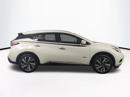 Pearl White 2016 Nissan Murano Hybrid Platinum