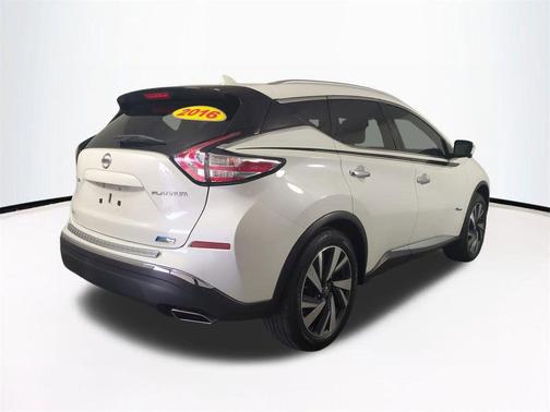 Pearl White 2016 Nissan Murano Hybrid Platinum