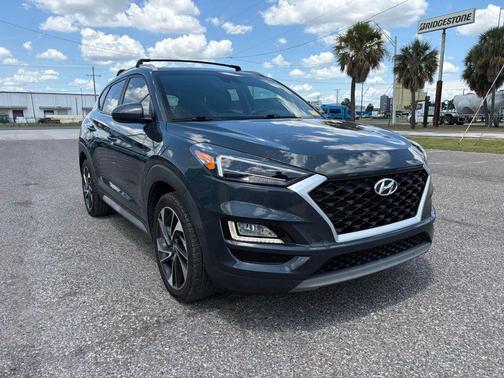 Dusk Blue 2021 Hyundai TUCSON Sport