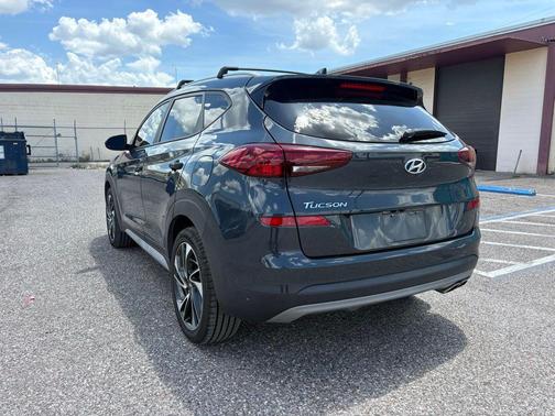 Dusk Blue 2021 Hyundai TUCSON Sport