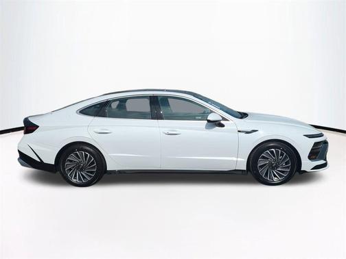 Serenity White 2026 Hyundai SONATA Hybrid SE