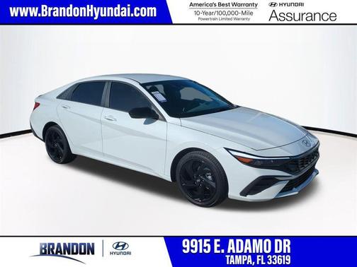 Serenity White 2026 Hyundai ELANTRA Sport