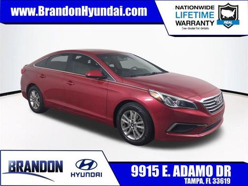 Scarlet Red 2017 Hyundai SONATA SE