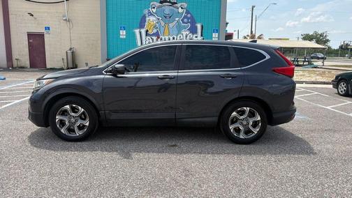 Gray 2019 Honda CR-V EX-L