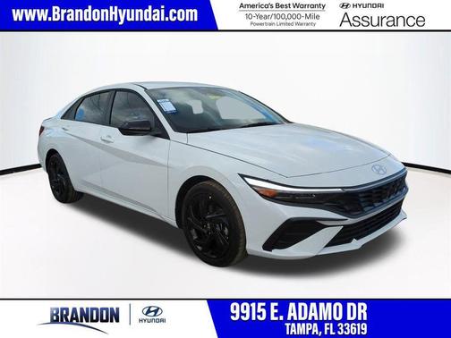 Serenity White 2026 Hyundai ELANTRA Sport