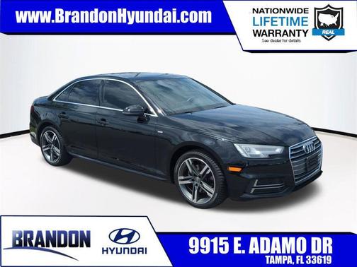Brilliant Black 2018 Audi A4 2.0T